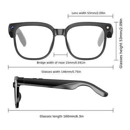 Smart Glasses – 1080P HD Video Recording Smart Goggles with AR & AI Assistant