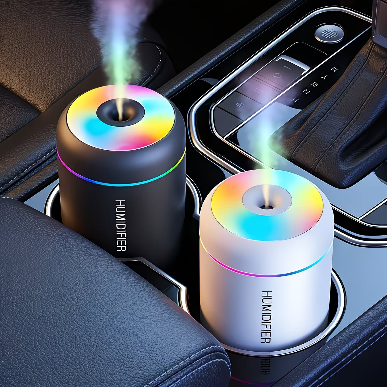 Humidifier – Essential Oil Aromatherapy Mist Diffuser with Color-Changing Night Light & Cold Mist Function