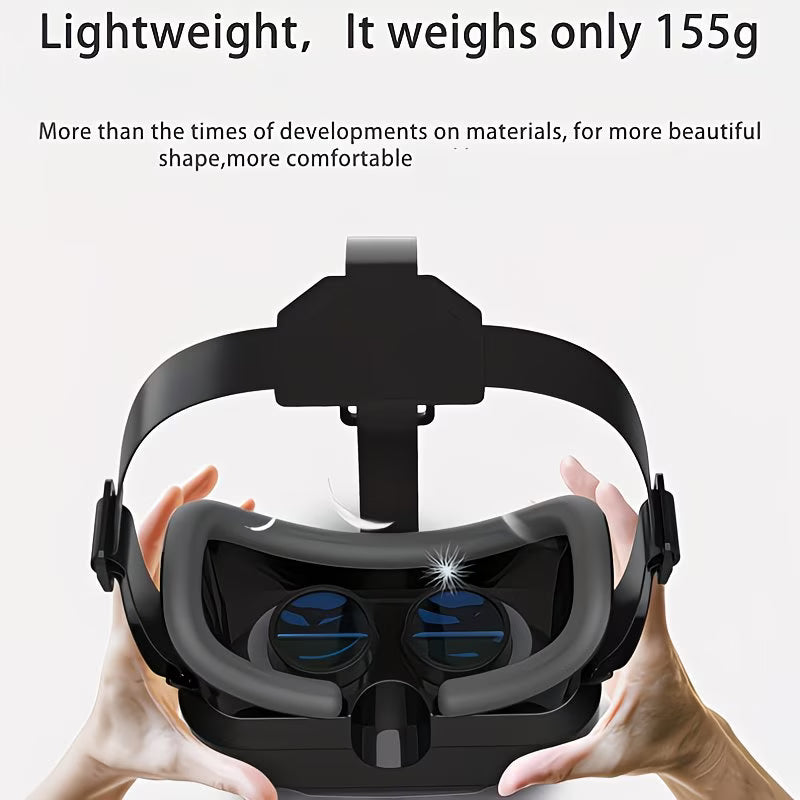 3D VR Headset – Smart Virtual Reality Glasses for Immersive Video Games