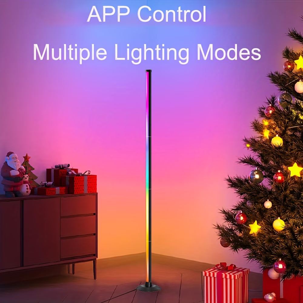LED Light – Smart RGBICB Floor Lamp with App & Remote Control | Modern Ambient Lighting for Home & Gaming Decor