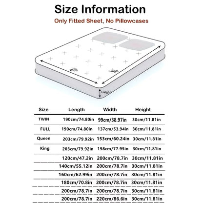 Bed Cover – Luxury Waterproof Quilted Mattress Protector Fitted Sheet for Single & Double Beds