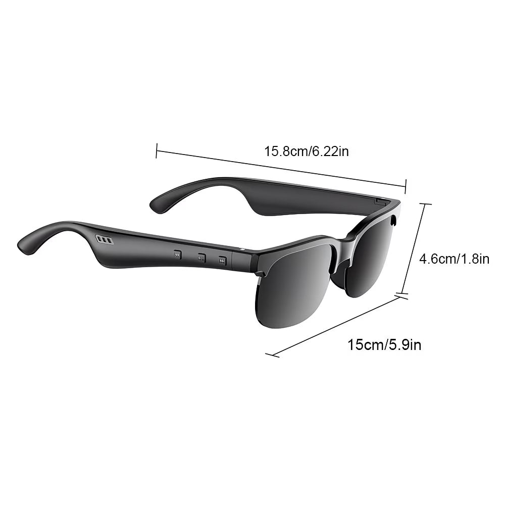Smart Glasses – Wireless Audio Smart Goggles with Bluetooth & Hands-Free Calling
