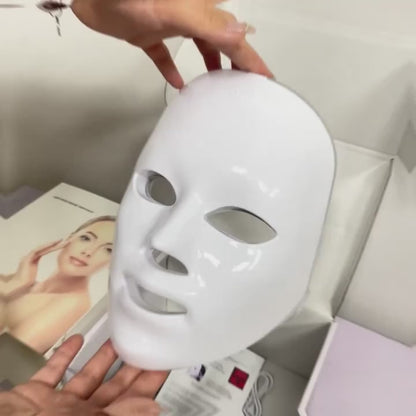 Face Massager – 7 Color LED Facial Mask Device for Skincare Routine & Home Spa Care